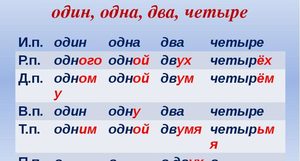 Особенности склонения числительных: определение словоформ