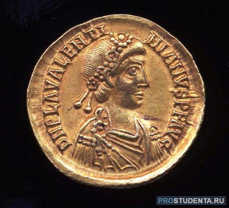Император Валентиниана III 