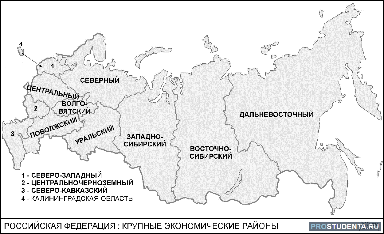 Экономическая карта россии 2022