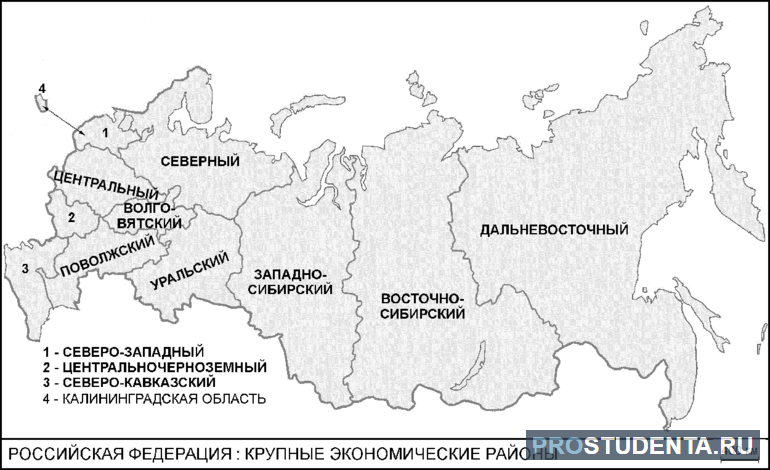 Территориальное деление россии 
