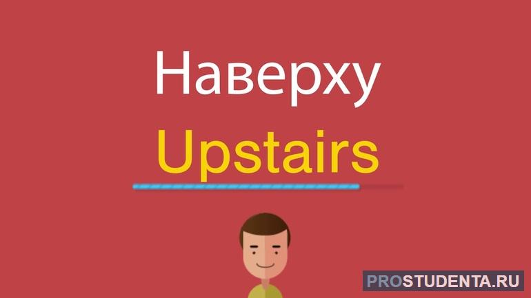 Правописание «наверху» слитно или раздельно исходя из части речи