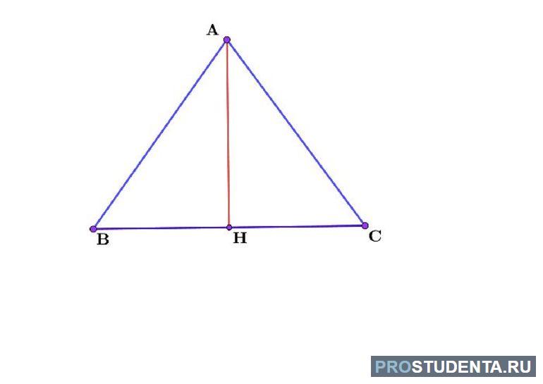 Формула и свойства медианы в равностороннем треугольнике