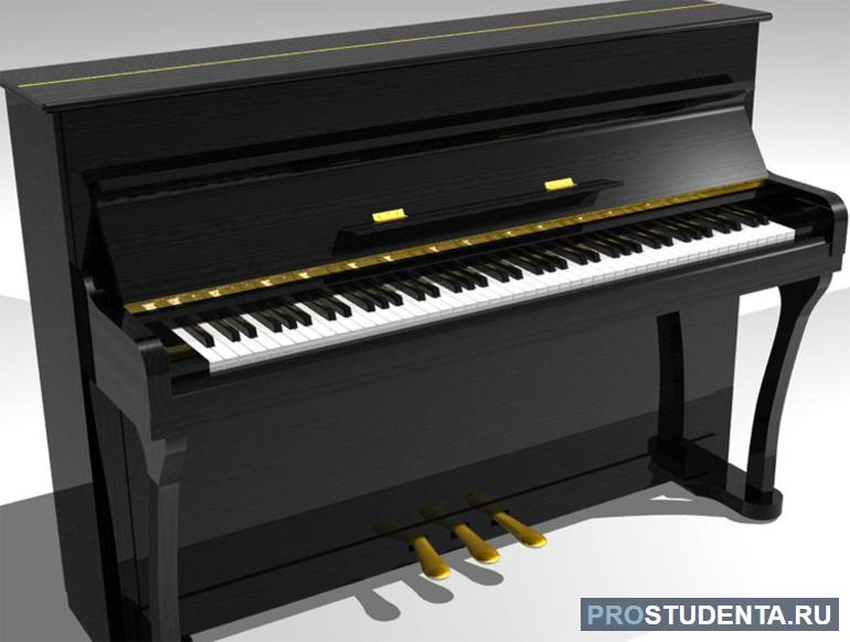 Сообщение о фортепиано, истории его появления и предшественниках