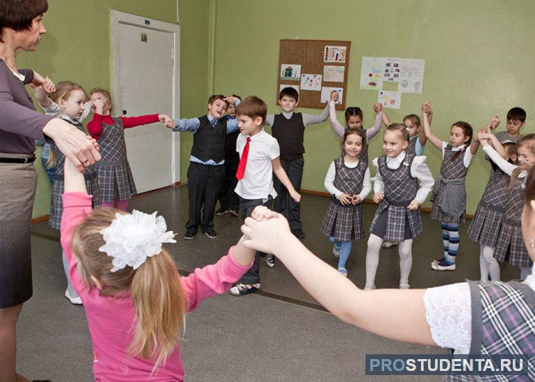 Подвижная перемена в школе