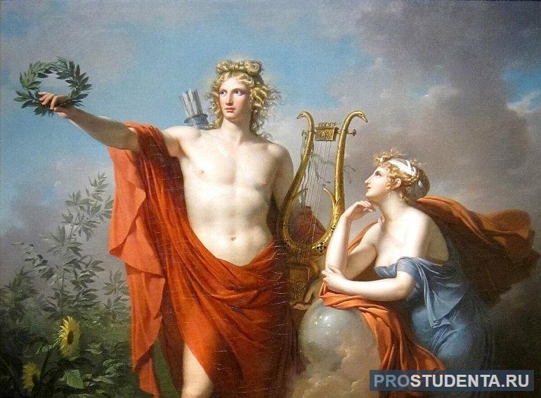 Боги Древней Греции Аполлон и Афродита и мифы об Афродите