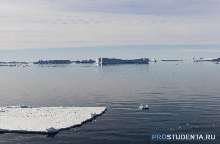 Вода в море Дюрвиля