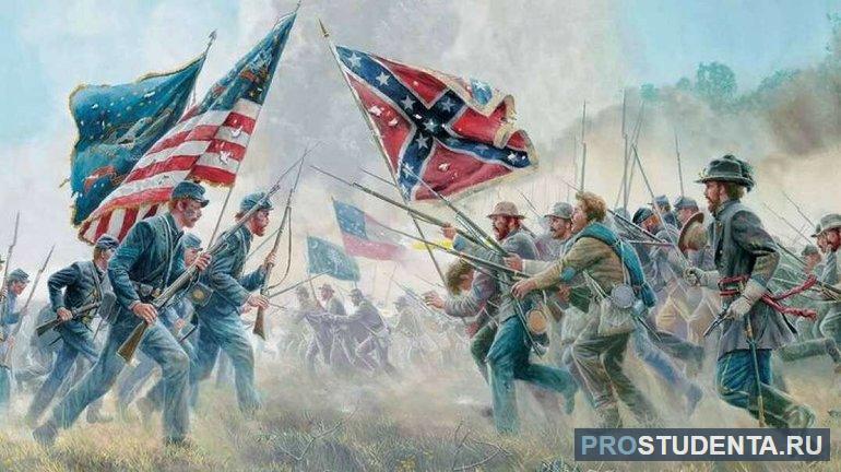 Причины, итоги и главные события Гражданской войны в США 1861-1865 г