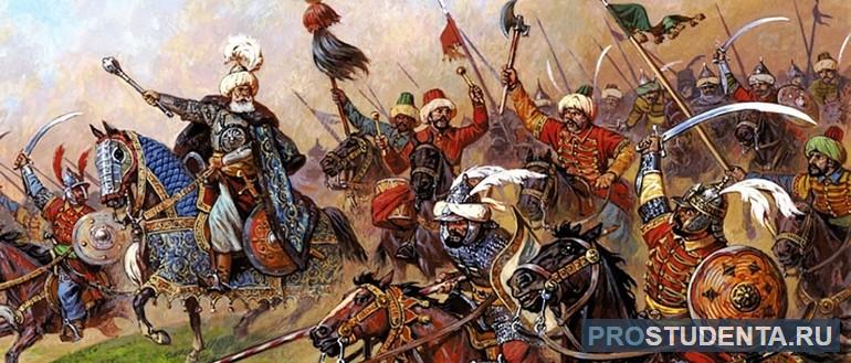 В 1521 г. крымские и казанские татары совершили набег на Москву