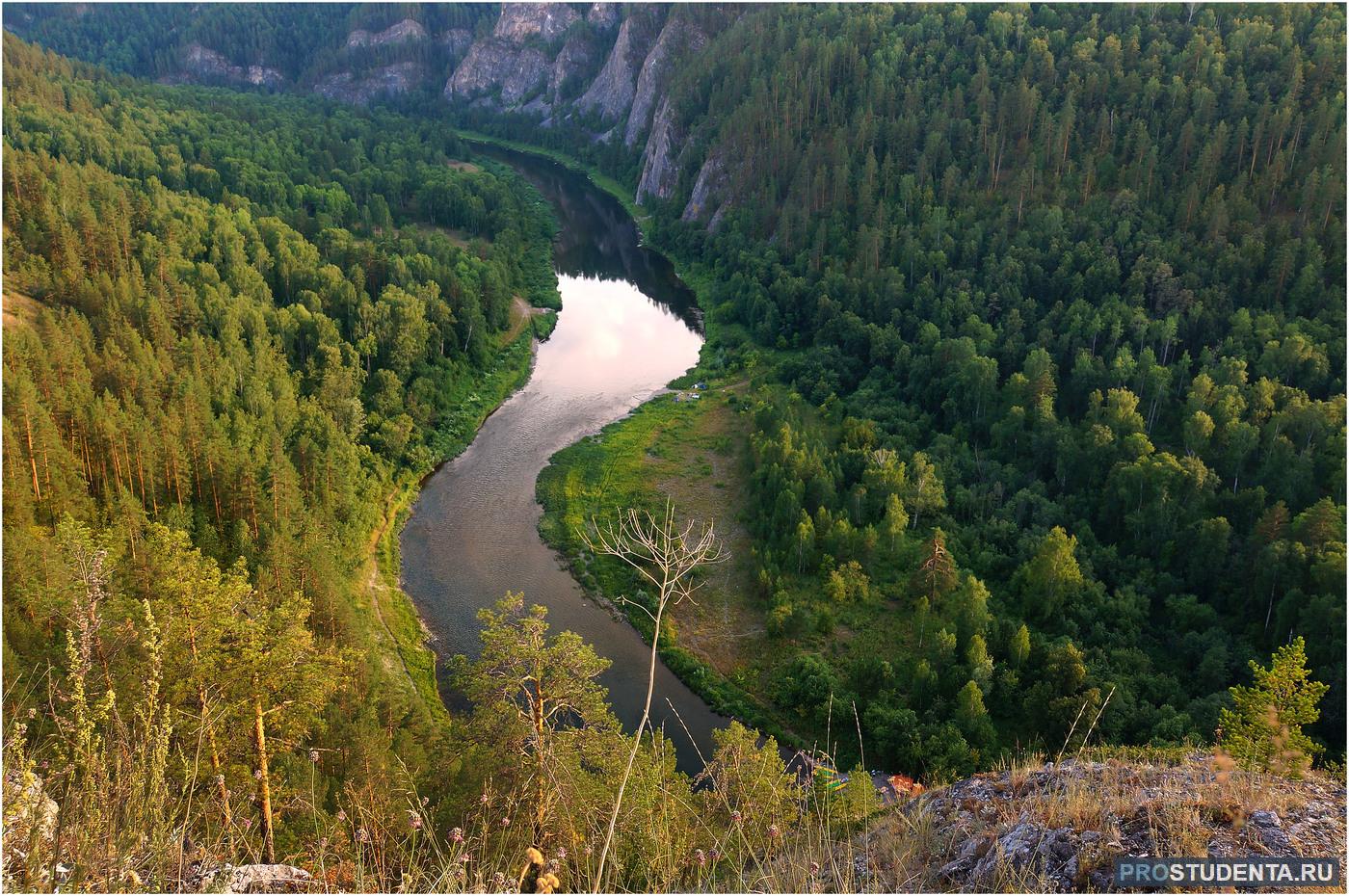 Река урал и его