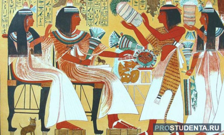 Пир в Древнем Египте