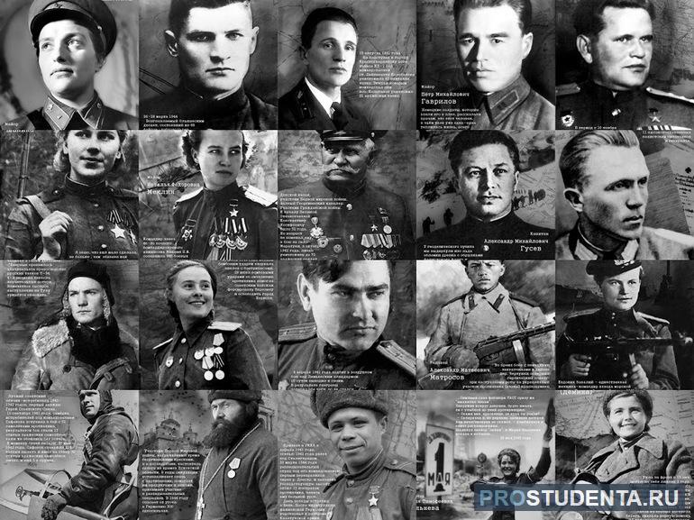 История и герои Великой Отечественной войны 1941-1945 годов