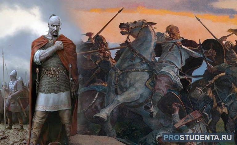 Святослав постоянно пребывал в военных походах