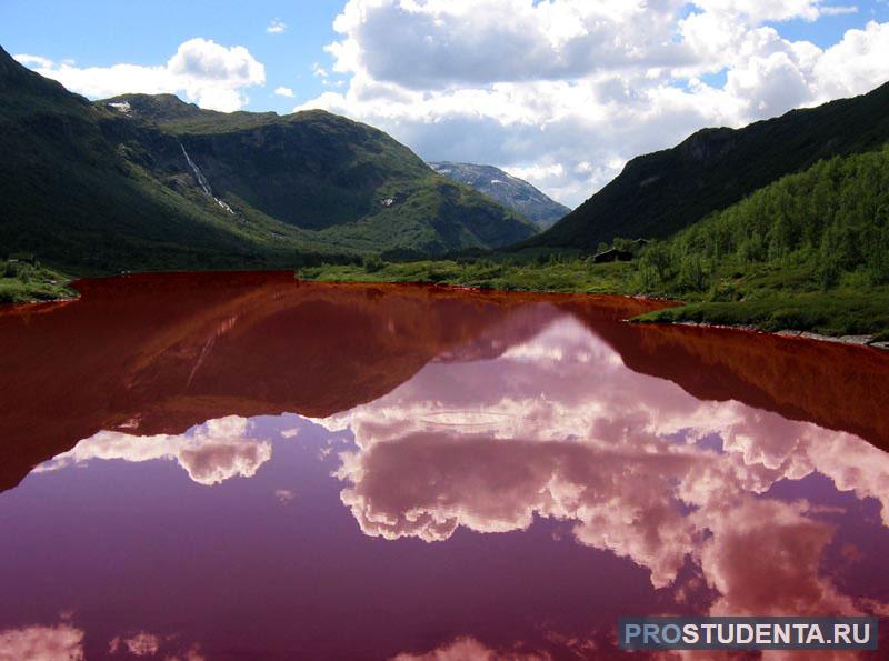 Озера красной книги. Красное озеро Красноярский край. Красное озеро Адыгея.