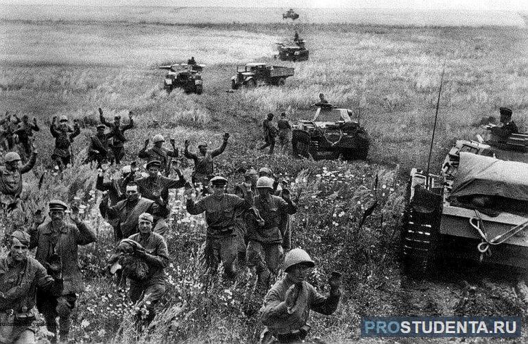 Поражение советской армии на начальном этапе войны