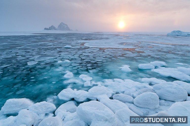 Погодные условия в море Лаптевых