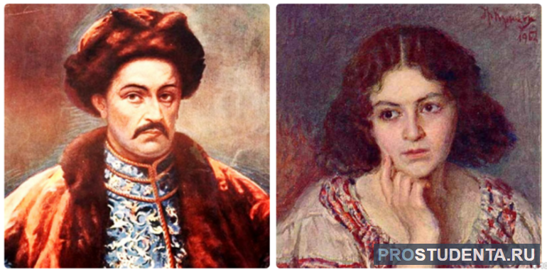 Красавица влюбилась в казацкого гетмана Мазепу.
