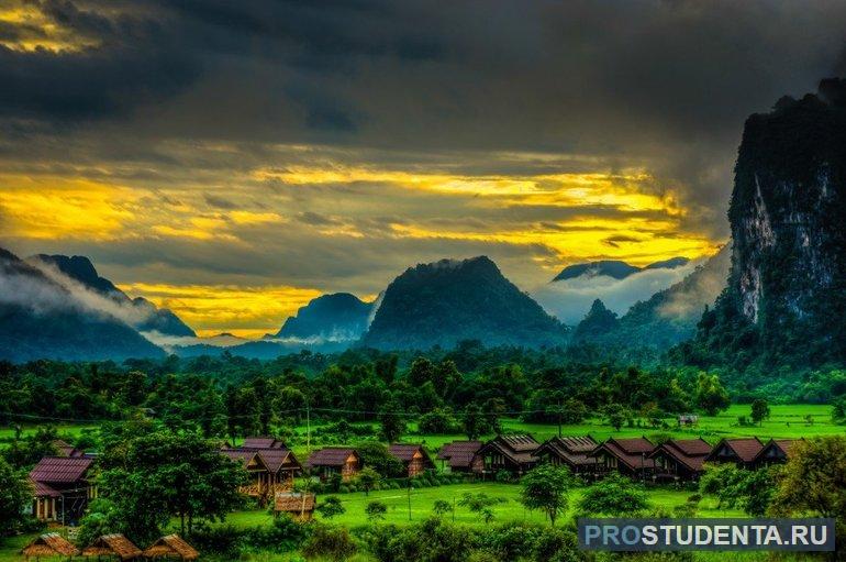 Страна Лаос 