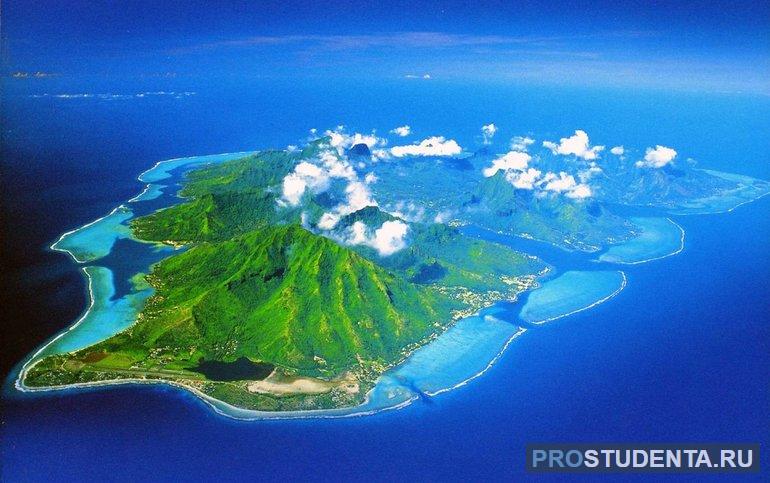 Список самых крупных островов Тихого океана