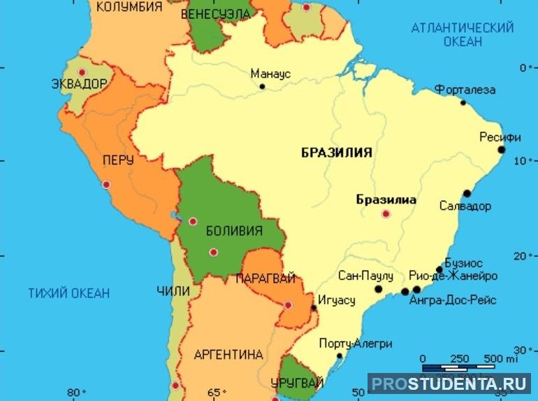 Население Бразилии: численность, плотность и состав