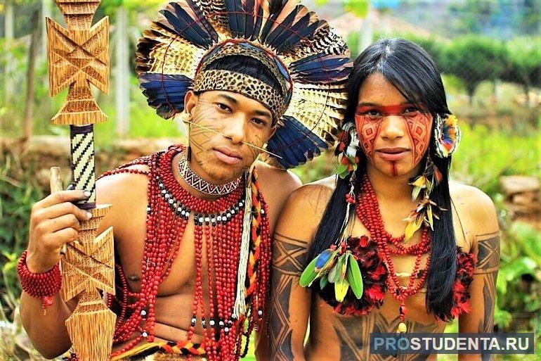 Население Южной Америки и размещение коренных народов