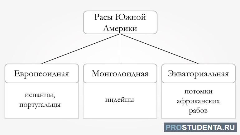 Население южной америки 