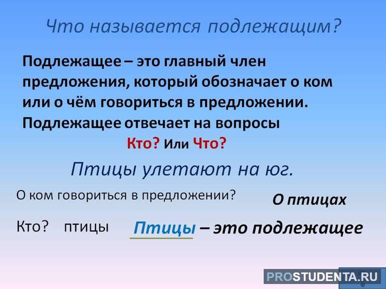 Что такое члены предложения 