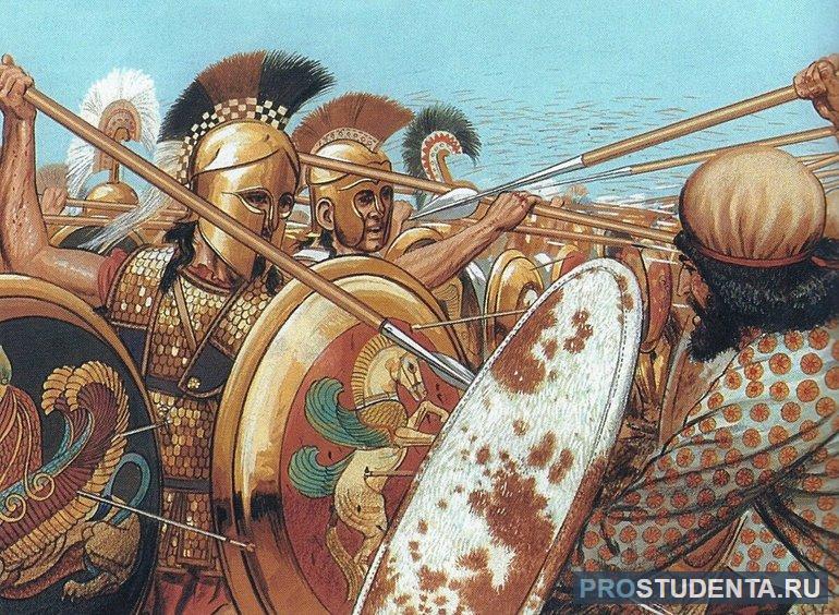 Описание событий греко-персидских войн и их последствий