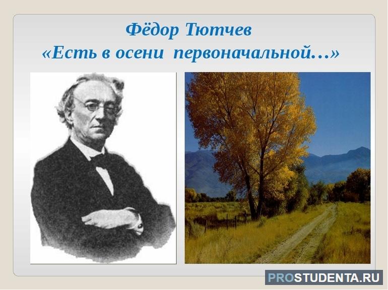 Анализ стихотворения Тютчева «Есть в осени первоначальной»