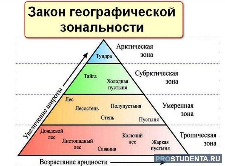 Широтные природные зоны 