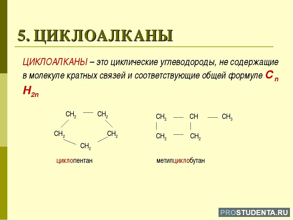 Алканы циклоалканы арены