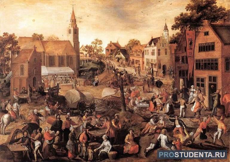 Средневековые города в Европе и формирование городских ремесел