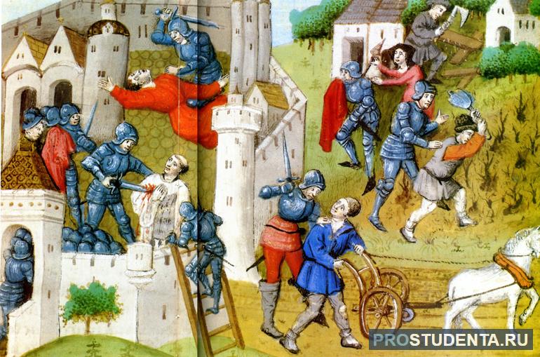 Формирование средневековых городов 