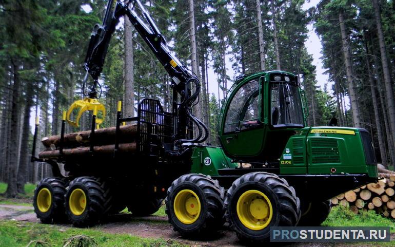 Лесные трактора создают в Карелии 