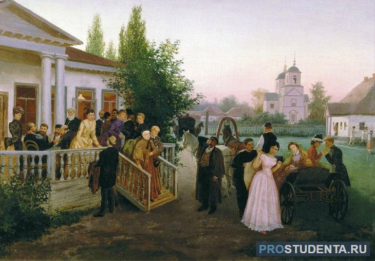 В поместье Ненарадове жил радушный помещик Гаврила Гаврилович.