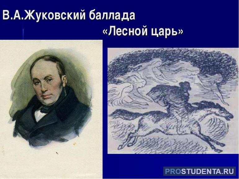 Баллада Жуковского «Лесной царь» для читательского дневника