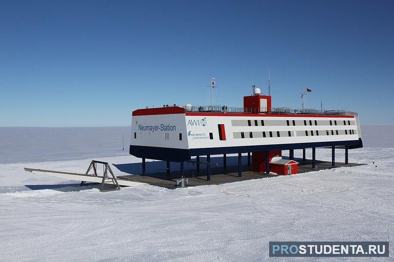 Российские научные станции в Антарктиде и базы других стран мира