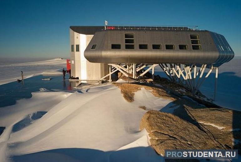 Полярные станции в антарктиде 