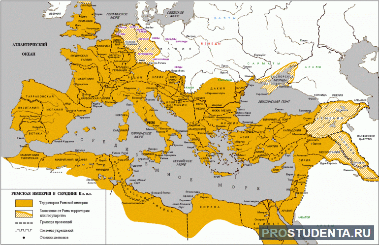 Римская империя годы существования начало и конец (история 10 класс) 